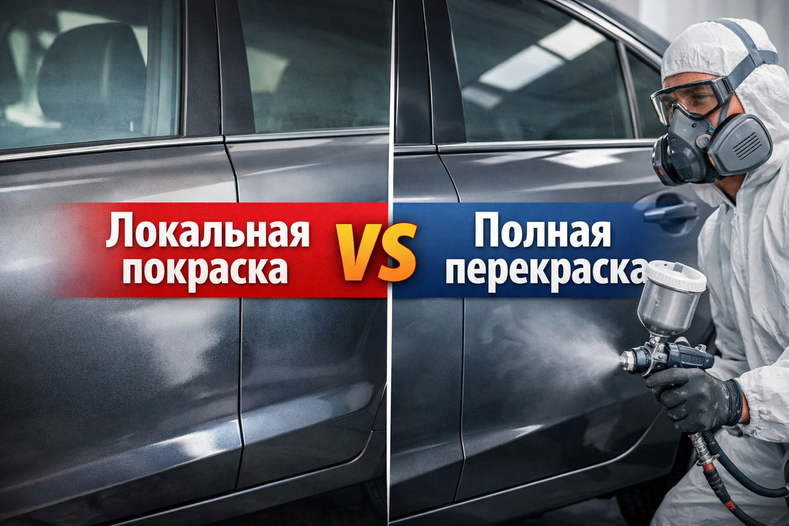 Локальная покраска vs полная перекраска детали: когда экономить можно, а когда нельзя
